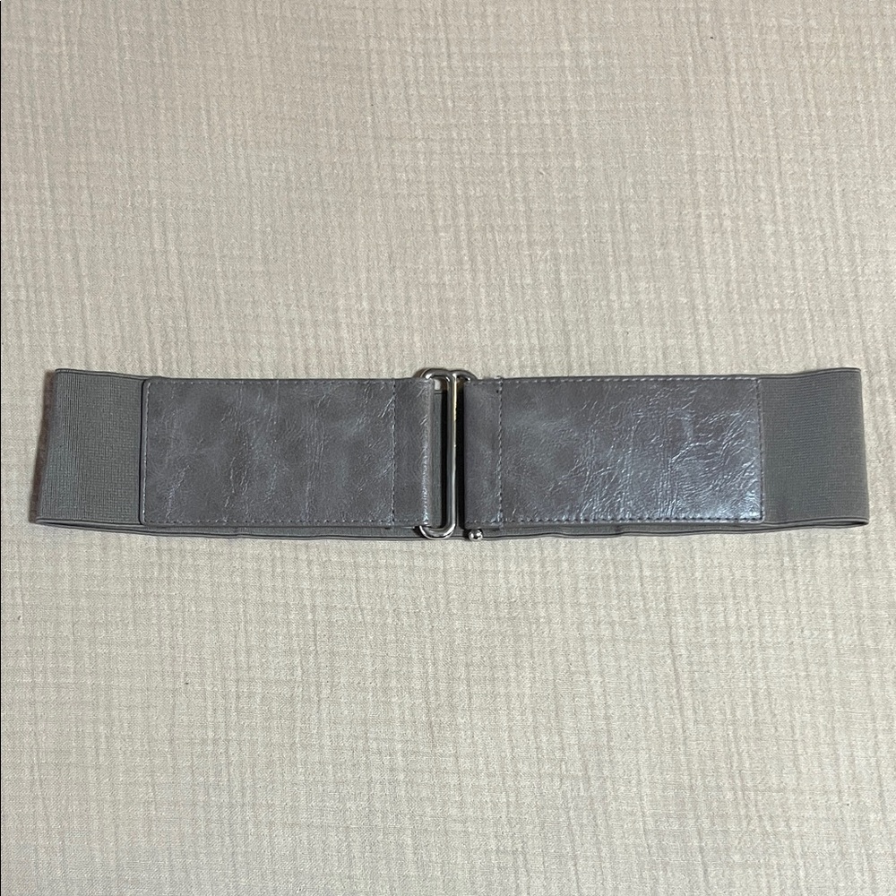 Express Women’s Gray Leather high waist Belt